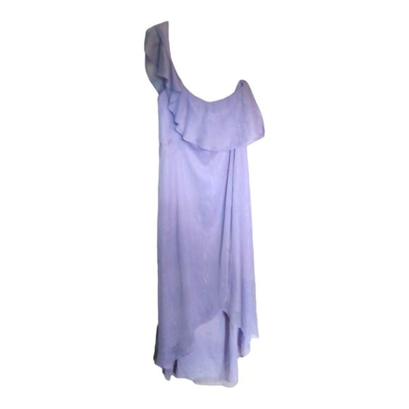 Wayf Demi One Shoulder ruffle dress. - Picture 1 of 4